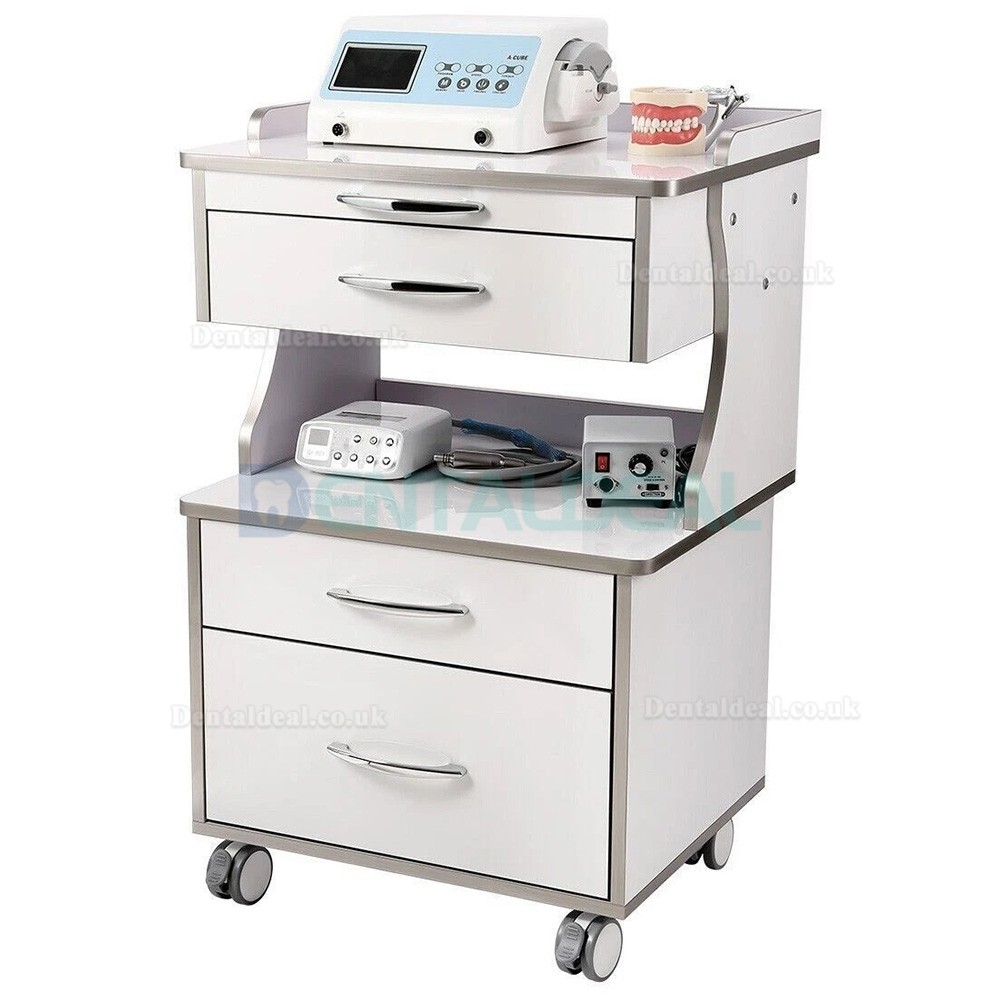 Dentech G15 Mobile Dental Surgical Instrument Trolley Cart with 3 Drawers